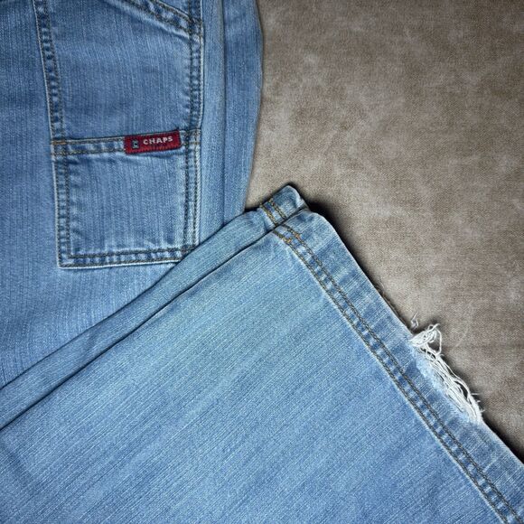 Chaps Denim Blue Jeans Mens Pants Size 42x32 - Picture 2 of 9